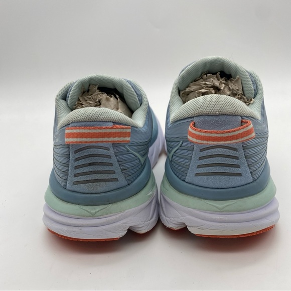Hoka One One Womens Size 7.5 Bondi 7 Blue Running Shoes 1110519 BFBG - Picture 5 of 8